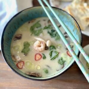 Soep : Thaïse visfumet met scampi